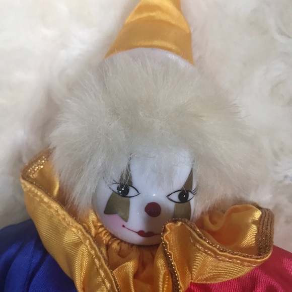 Rare Vintage 1970’s Porcelain Hand painted Clown - Picture 3 of 8
